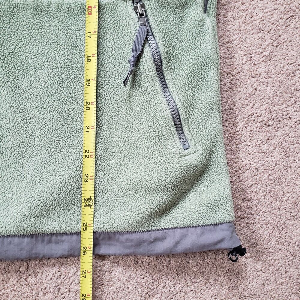 The North Face Denali Polartec Fleece Full Zip Jacket Sage Green Gray Size Large - Picture 8 of 9